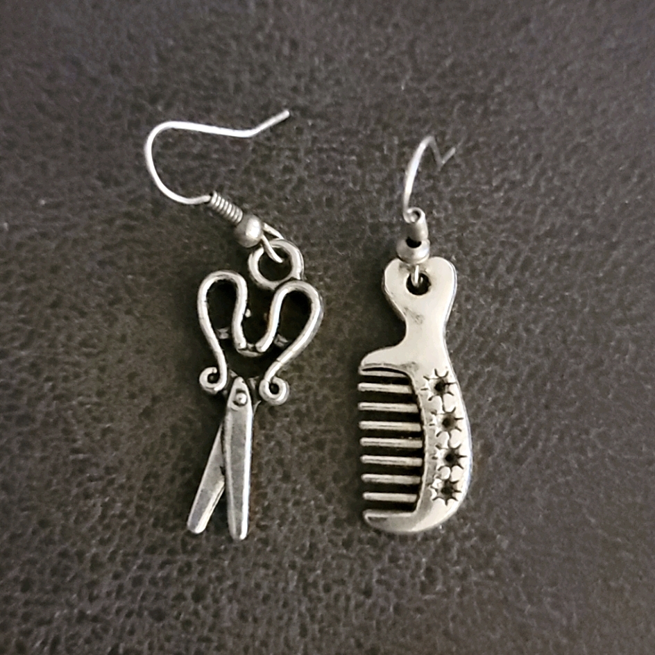 Shears & Comb Earrings #Hairstylist